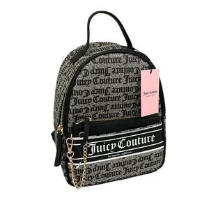 JUICY COUTURE ROSIE PULL OUT BACKPACK WITH  POUCH BLACK/BEIGE